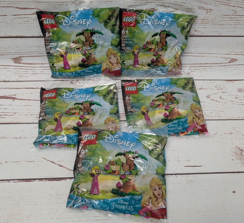 5 Lego Disney 30671 Aurora's Forest Playground Polybag Princess Sleeping Beauty - Picture 1 of 3