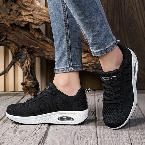 Fashion Women's Mesh Breathable Athletic Shoes Lightweight Sneakers - Picture 24 of 36