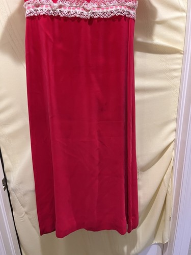 Vintage Girl’s Red Shift Dress 1960’s Retro Size 12 - Picture 7 of 10