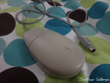 Apple Desktop Bus Mouse II ADB Beige Vintage for Macintosh Classic SE IIgs M2706