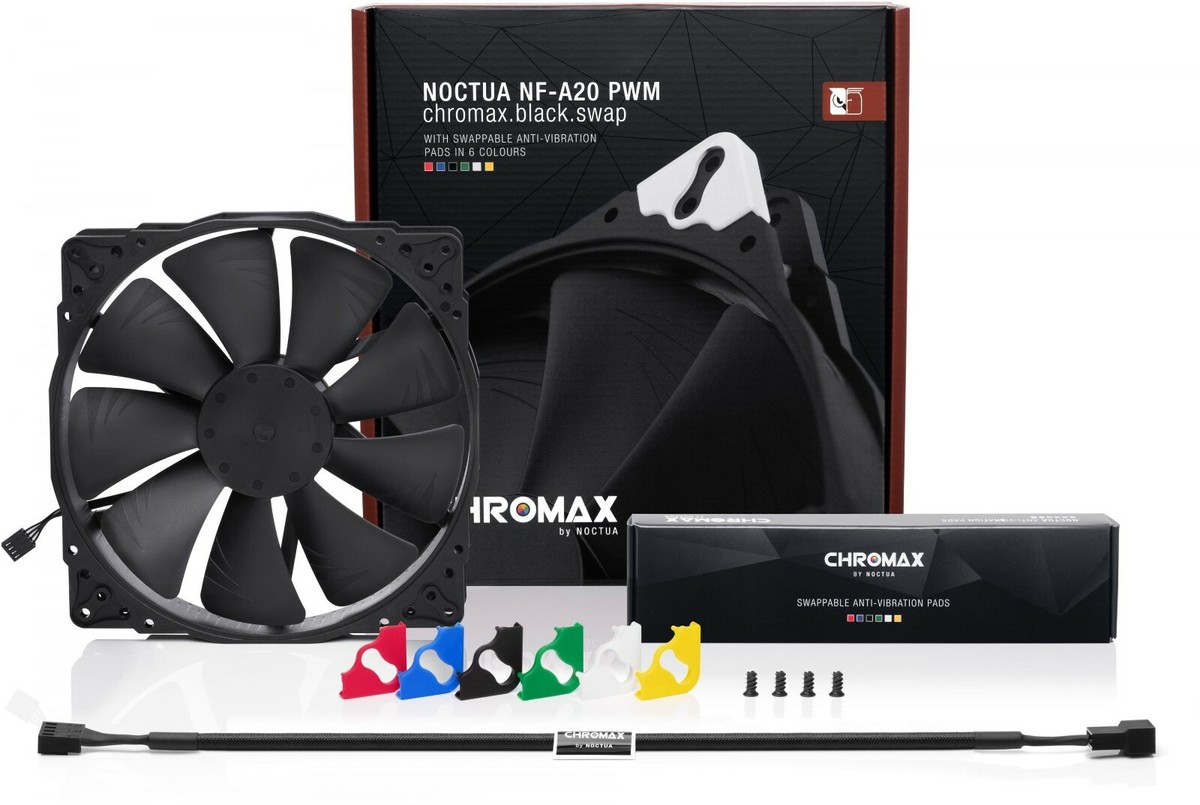 【美品】NOCTUA NF-A8 PWM chromax.black.swap NF-A8 PWM chromax.black.swap NF-A8 PWM-CH-BK-S : ツクモ