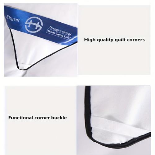 Hotel Style Comforter Queen/king, Lightweight Fluffy & Warm Winter Quilt 220x240 - Picture 18 of 19