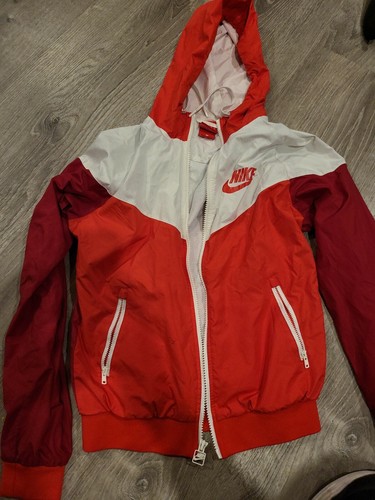 Nike Sportswear Windrunner Sz Small Red 