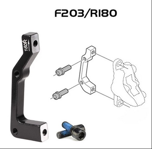 MTB Bike Disc Brake Caliper Frame Adapter Bracket 160 180 203mm IS & PM - Picture 5 of 7