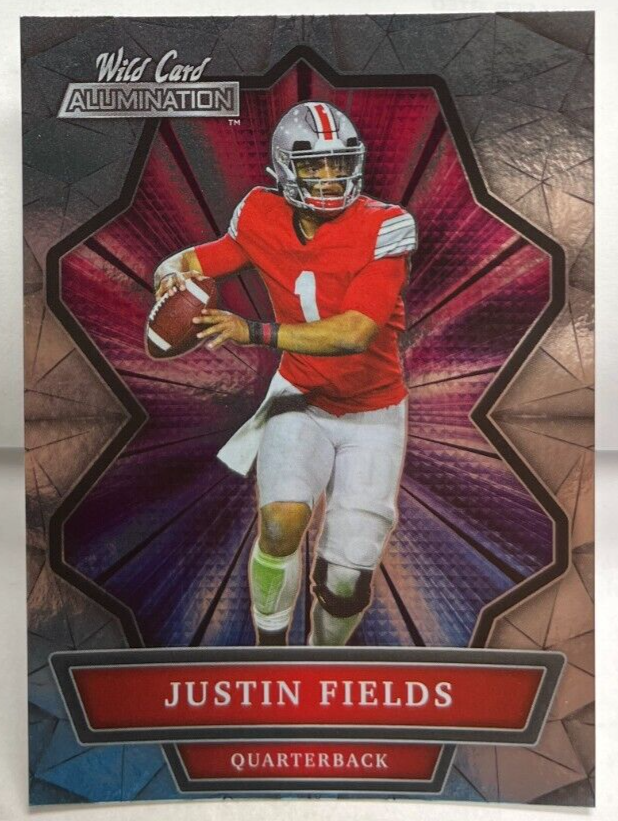 Justin Fields 2021 Wild Card Alumination RC Rookie Card #ABC-2