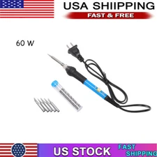 New Soldering Iron Electric Gun Adjustable Temperature Welding Kit 60W