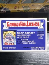 2023 TOPPS GARBAGE PAIL KIDS KRASHERS SERIES 4 DRIVERS LICENSE #5 Frigid Bridget