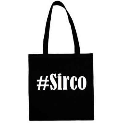 Tasche Beutel Baumwolltasche #Sirco Hashtag Einkaufstasche Schulbeutel Turnbeute