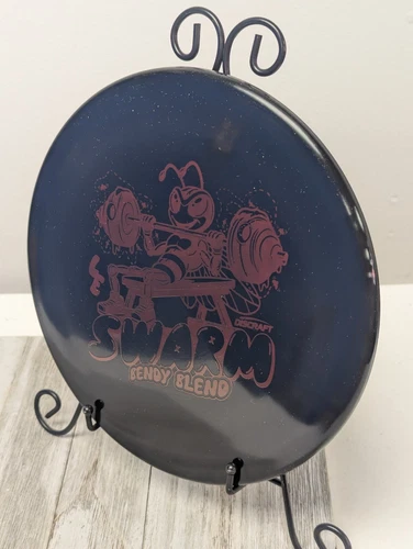 New Discraft Ledgestone 2025 ESP Super Flx Swarm Mid Golf Disc 175-176g BLACK
