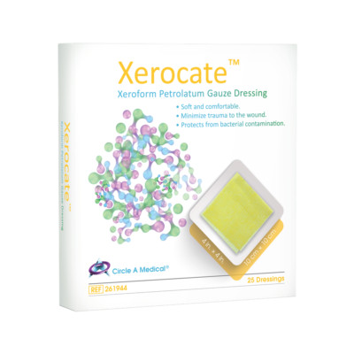 Xerocate Xeroform Gauze Dressings  4'' x 4, 25/bx