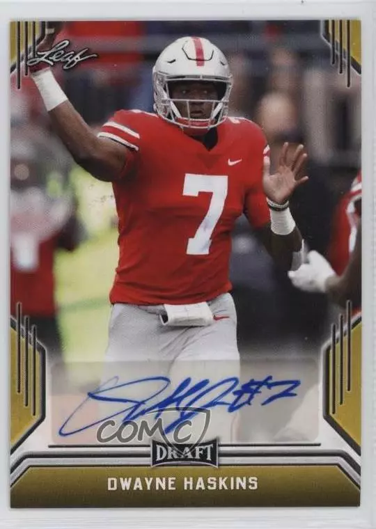 Dwayne Haskins trading card