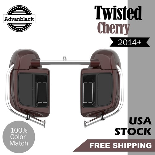 Carenado ventilado inferior Advanblack Twisted Cherry para Harley Davidson Touring 14+ - Imagen 8 de 8
