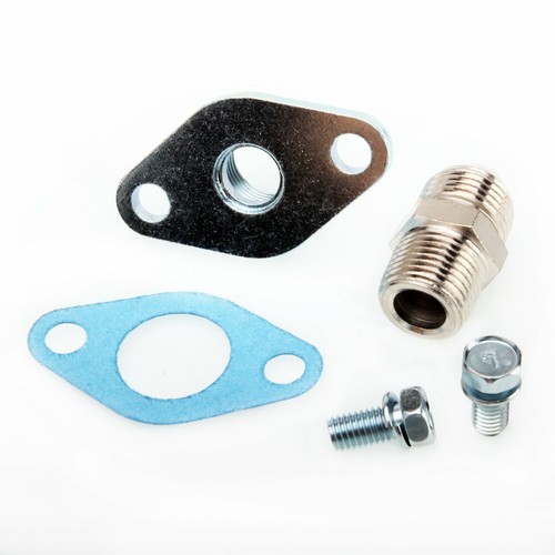 TRITDT se adapta al kit de brida de retorno de aceite turbo TOYOTA 1JZ-GTE 2JZ-GTE 10 AN a recta - Imagen 2 de 2