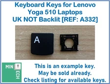 Keyboard Replacement Keys for Lenovo Yoga 510 Laptops UK Layout NOT Backlit