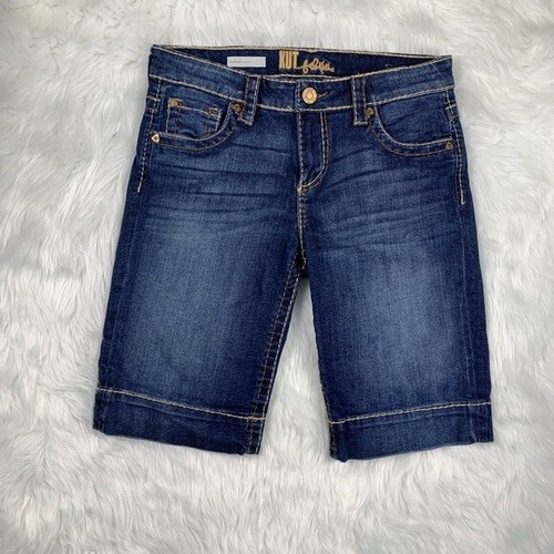 Natalie Bermuda Jean Shorts Blue Size 6 
