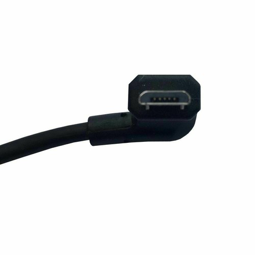 Right Angle Micro USB Cable 90 Degree Woven Lead for Micro USB Mobile Phones - Picture 2 of 7