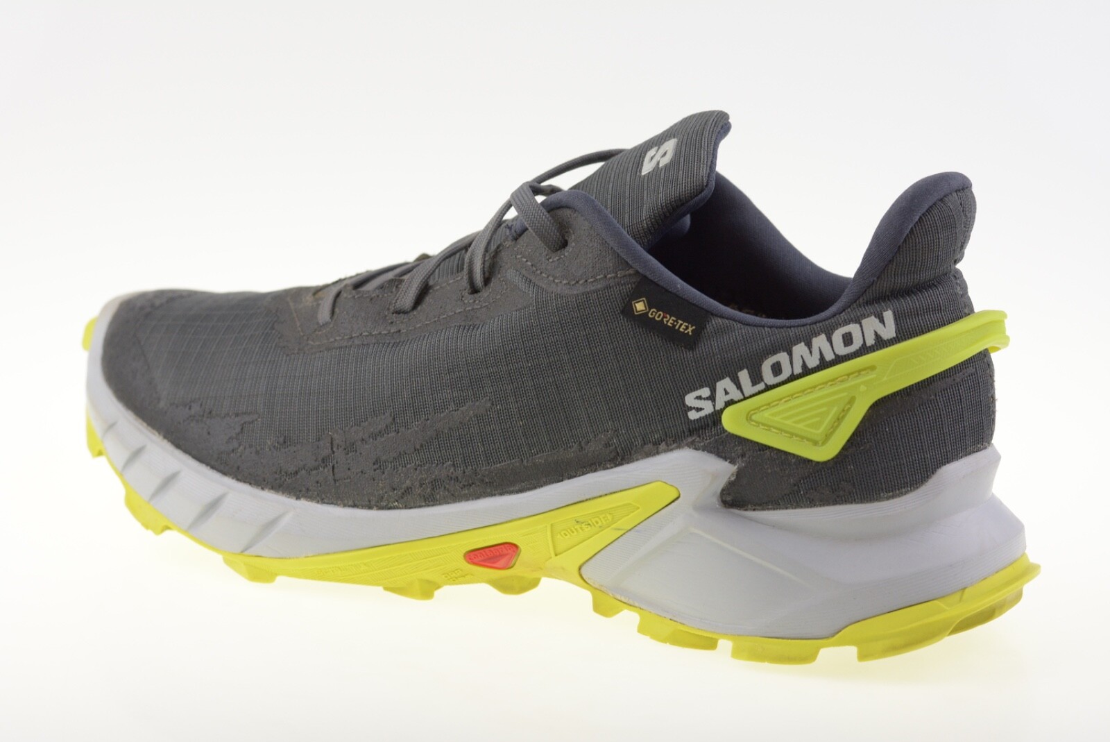 Salomon AlphaCross 4 GTX GORE TEX Grigio 470667 Scarpe da Ginnastica Uomo Running Taglia UK 7