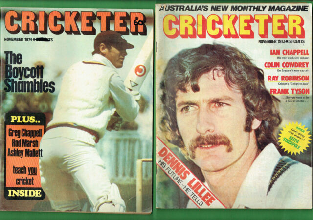 BB. FOURTEEN(14) AUSTRALIAN CRICKETER CRICKET MAGAZINES 1973 to 1991 BB. FOURTEEN(14) AUSTRALIAN CRICKETER CRICKET MAGAZINES 1973 to 1991