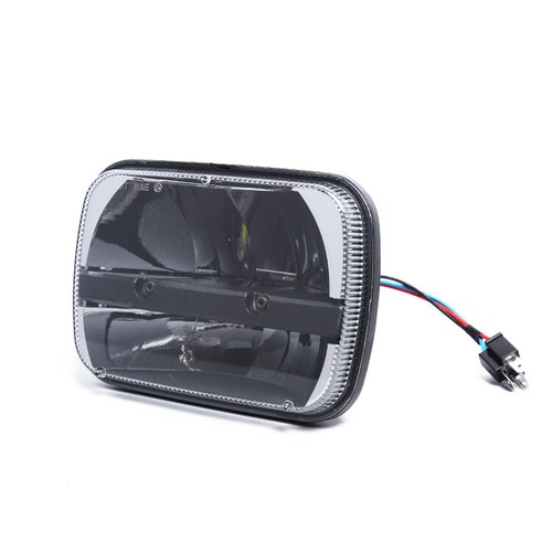 Pair 5x7" 7x6 LED Headlights For Jeep 84-2001 Cherokee XJ /For 86-1995 Wrangler - Picture 12 of 12