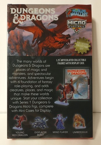 Worlds Smallest Dungeons & Dragons 1.25" Micro Figures 4 Pac - Picture 2 of 2