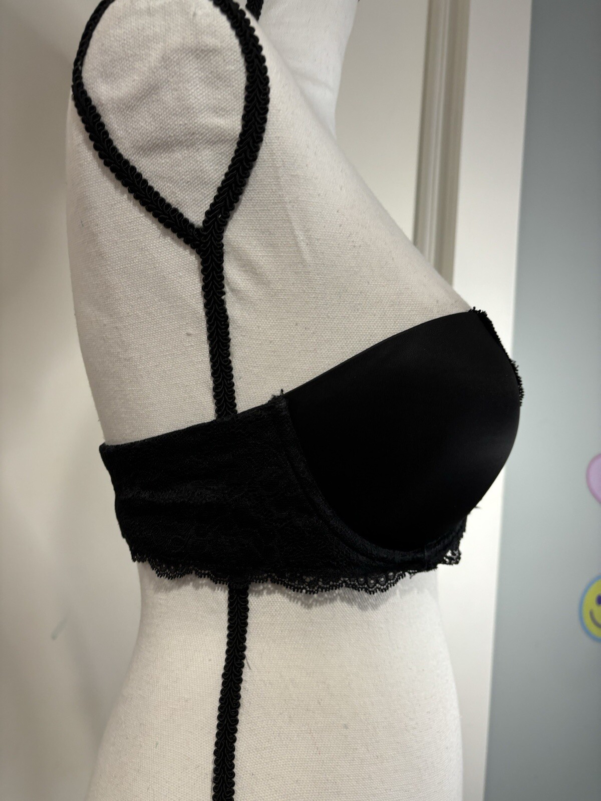 Victoria’s Secret Dream Angels Multi Way Strapless Bra 34D Black