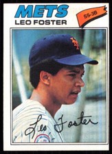 1977 Topps Leo Foster New York Mets #458