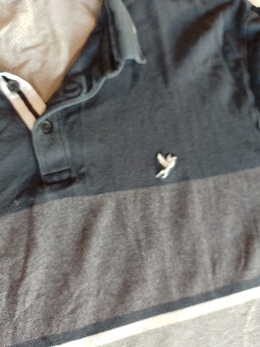 Men's Polo Shirt George Size 2xl Short Sleeves Grey 26577 - Picture 3 of 12