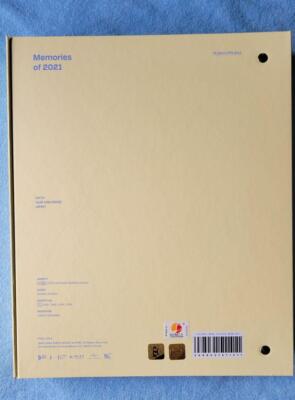 BTS Memories of 2021 Photo book without digital cord&random