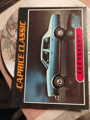 Sk258 Topps Autos of 1977 - No 20 Caprice Classic