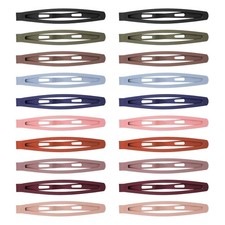 Giantree 20 Pcs Snap Hair Clips for Women, Metal Hair Barrettes Non-Slip 2.5"