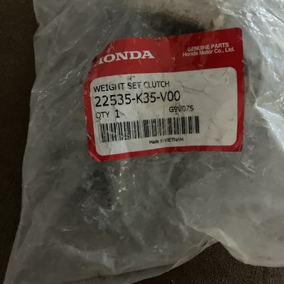 OEM Honda 22535-K35-V00 JDM Clutch Weight Set Lead 125 PCX Click Air Blade Vario