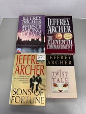Jeffrey Archer Lot of 4 Hardcover (See photos for titles) First Editions