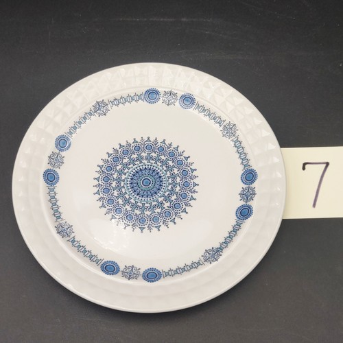 Set of (9) Pontesa Castillian GRANADA Bread /Salad Plates 6-7/8"Blue White Spain - Picture 15 of 21