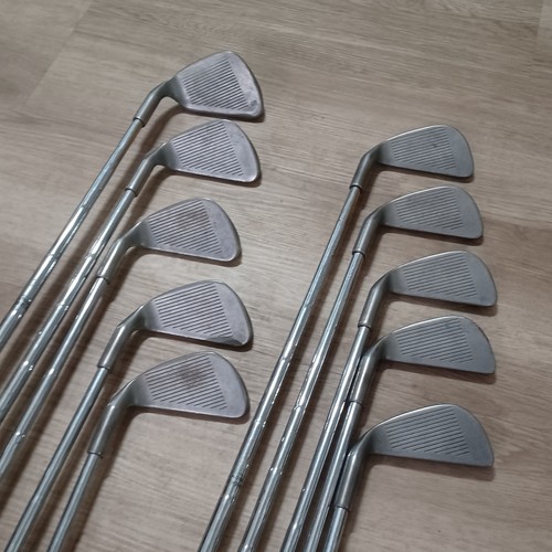 Vtg Ping Cat Eye Black Karsten 2-SW Irons & Wedge Set Steel Shaft RH Pre-owned - Picture 5 of 7