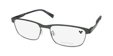 NEW NAUTICA N7277 EYEWEAR GREEN METAL  PLASTIC BROWLINE FULL-RIM MENS 54-17-140