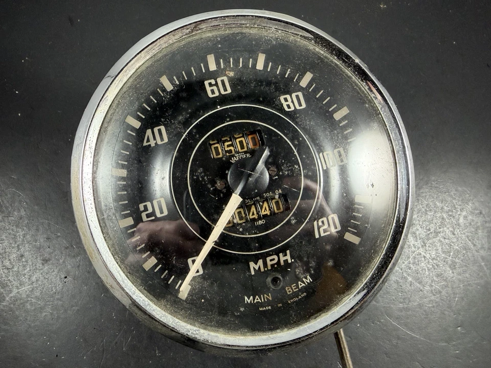 Velocímetro Triumph TR2, TR3 funciona! S628 51 118 504 04 - Imagem 2 de 4