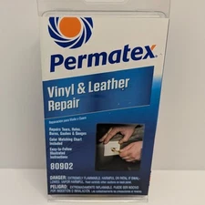 Permatex 80902 Vinyl & Leather Repair Kit Fix Seats Dash Furniture Jackets