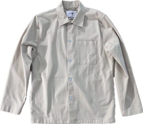 NN07 No Nationality Basim 1386 Overshirt Jacket Beige Size M The Bear Brand List - product listing photo