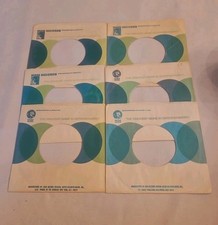 45 RPM 7" RECORD SLEEVES CO. SLEEVE 6 PACK SEE PHOTOS MGM Records SLV303