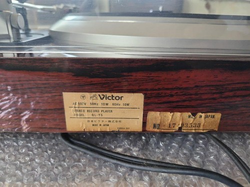 Victor QL-Y5 Direct Drive Turntable ED Servo Tonearm SHURE V-15 TYPE III Works - Picture 4 of 15