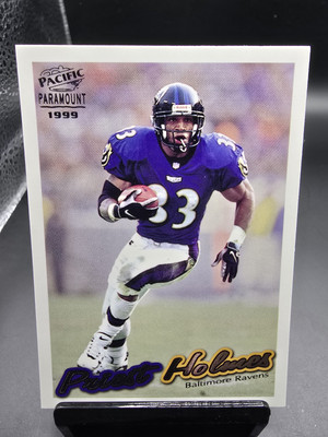 #ad #ad 1999 Pacific Paramount Priest Holmes NFL Football Card #19 Baltimore Ravens $2.65