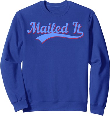 Worker Mailed It Mailman Postman Design Funny Unisex Crewneck Sweatshirt