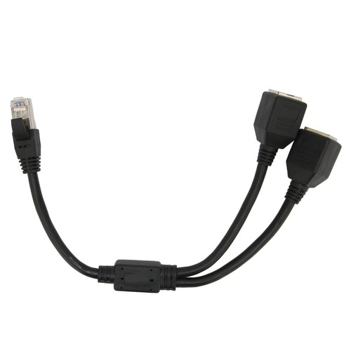 RJ45-Ethernet-Adapterkabelverlängerung 1 Bis 2 Ports Hervorragende Verbindu CHP - Afbeelding 21 van 22