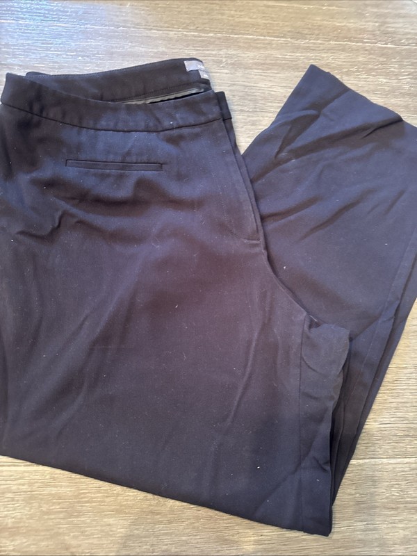 Liz Claiborne Audra Classic Pants Straight Leg Black Size 18W