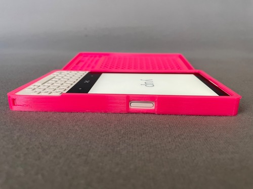 Minimal Phone Flip Case - Deep Pink (3D Printed) - Picture 7 of 10