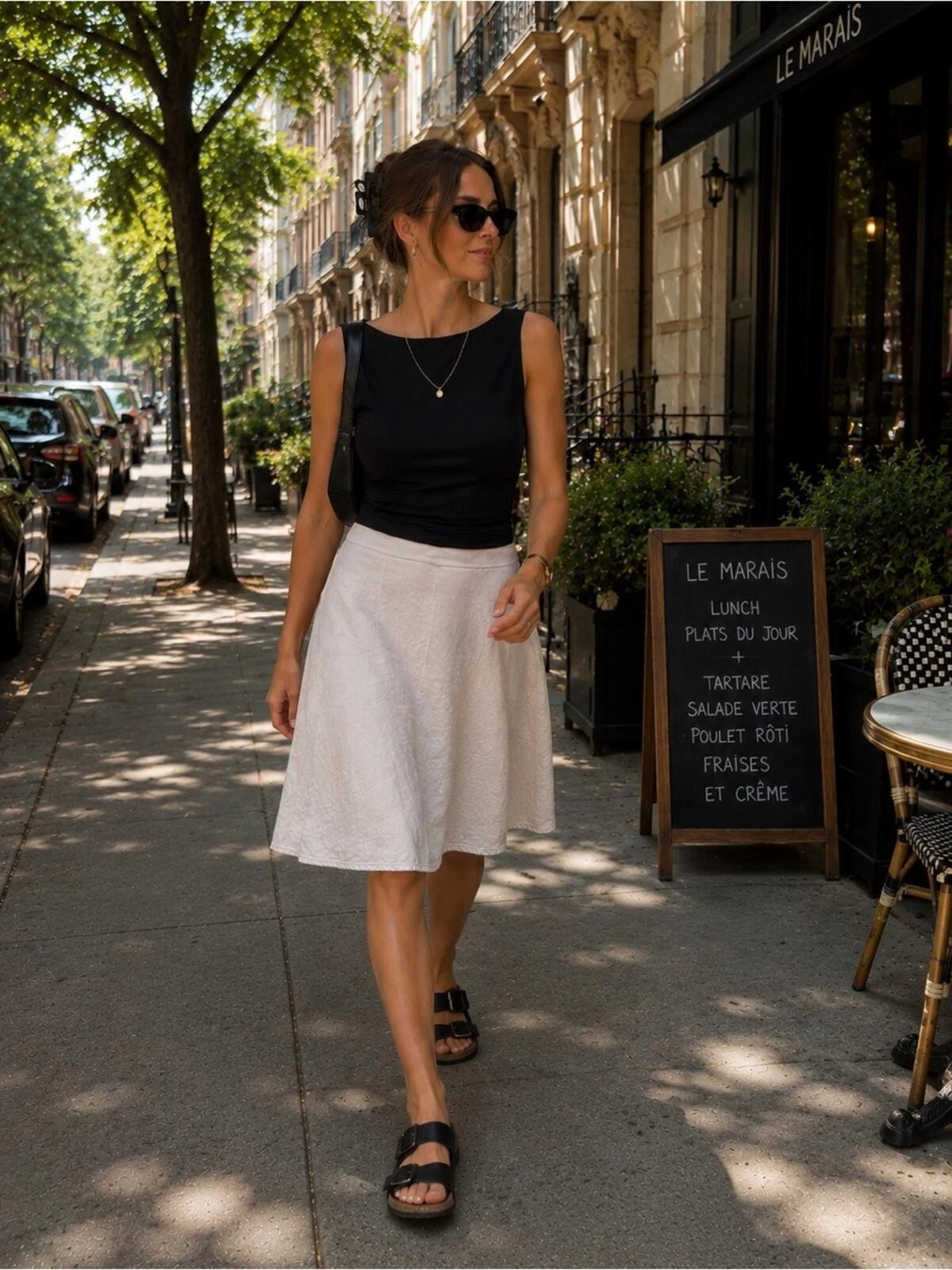 Banana Republic Linen Skirt Size 4 White A-Line Knee Length Summer