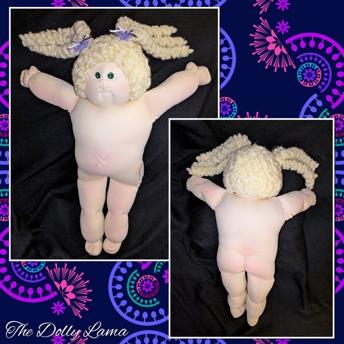 Soft Body Little People CPK 22" blonde Ringel, grüne Augen Sommersprossen, sauber wie besehen - Bild 5 von 18
