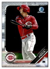 Jonathan India 2019 Bowman Chrome Prospect Rookie RC #BCP-102 Cincinnati Reds