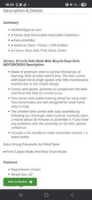 Boys 20 Inch Motorcross Style Bike Kids Bike