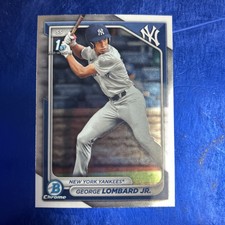 2024 Bowman - Chrome Prospects #BCP-79 George Lombard Jr. (RC)